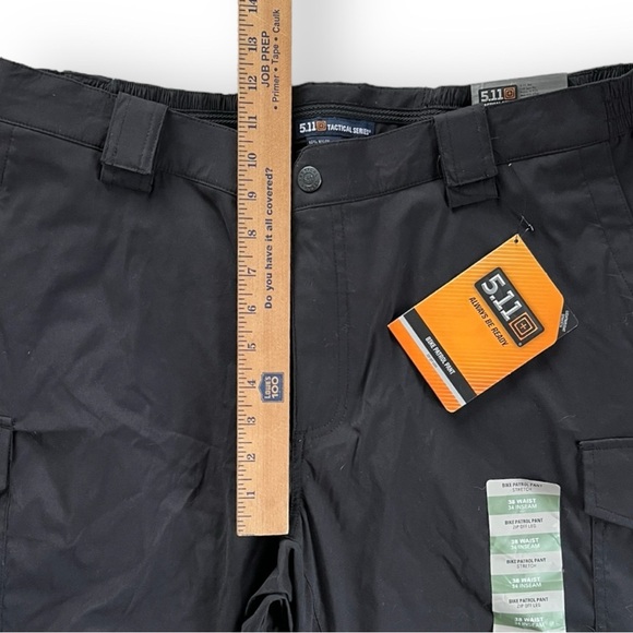 5.11 Tactical Series Bike Patrol Pants in 019 Black NWT - Picture 8 of 10